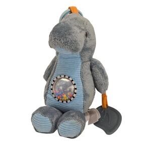 Carter’s Baby Dinosaur Activity Plush Clip On Rattle Crinkle Teether Sensory Toy